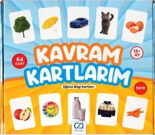 Eğitici Oyuncak Games Kavram Kartlarım 64 Kart 5175