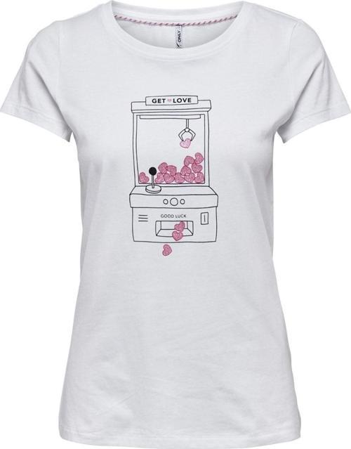 Kadın Tişört Valentina Life Fit 15199813-Wht