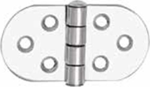 Krom Menteşe Oval 38x71mm