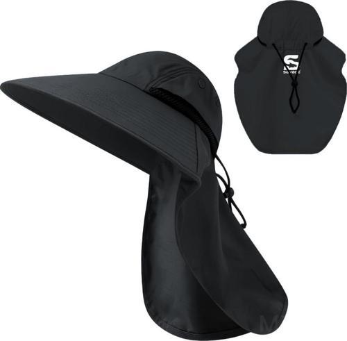 Ense Korumalı Outdoor Şapka - UV Korumalı - Füme - Savage