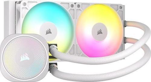 CORSAIR NAUTILUS 240 RS ARGB R2120 ARGB Fanlı 240mm Sıvı Beyaz İşlemci Soğutucu-CW-9060094-WW