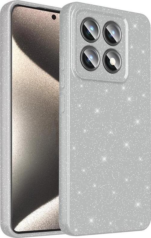 Xiaomi Mi 14T Uyumlu Kamera Korumalı Simli Parlak Yumuşak Silikon Kılıf
