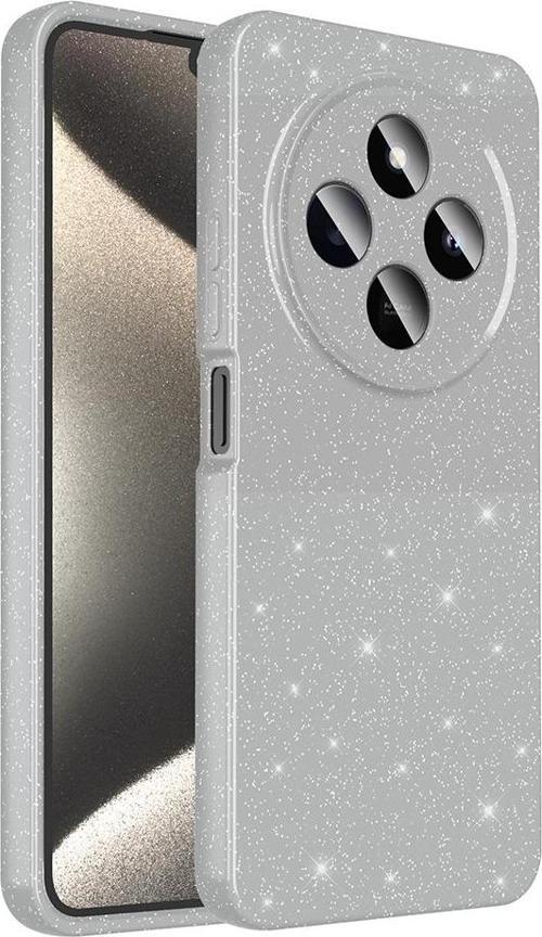 Xiaomi Redmi 14C 4G Uyumlu Kamera Korumalı Simli Parlak Yumuşak Silikon Kılıf