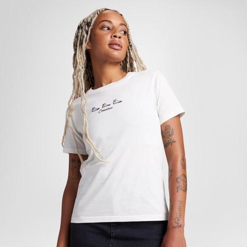 High Tops Kadın Nakışlı Krem T-Shirt