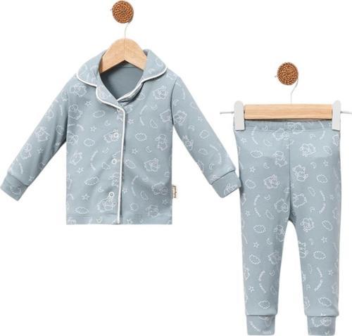 Petrol Pijama Takımı 6 Ay,9 Ay,12 Ay Kız Bebek