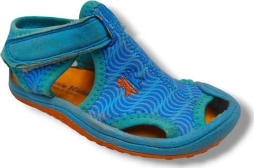 7842-20 Bez Kumaş Cırtlı Erkek Çocuk Sandalet