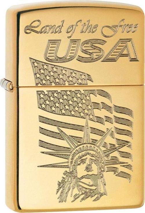 Land Of The Free USA - Özgürlükler Ülkesi Dizayn Çakmak