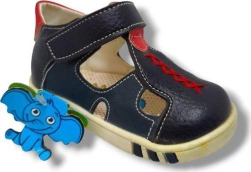 Şirinbebe 3001-20 Dikişli Erkek Çocuk Ayakkabı Lacivert Kırmızı 18-20