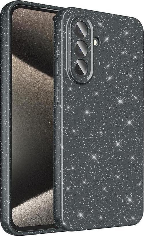 Samsung Galaxy A56 Uyumlu Kamera Korumalı Simli Parlak Yumuşak Silikon Kılıf