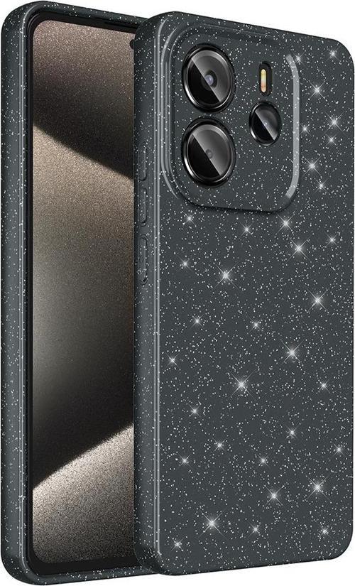 Xiaomi Redmi Note 14 Uyumlu Kamera Korumalı Simli Parlak Yumuşak Silikon Kılıf