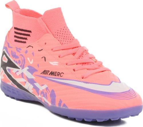 WJ-502 G Pembe Çoraplı Halı Saha Ayakkabısı