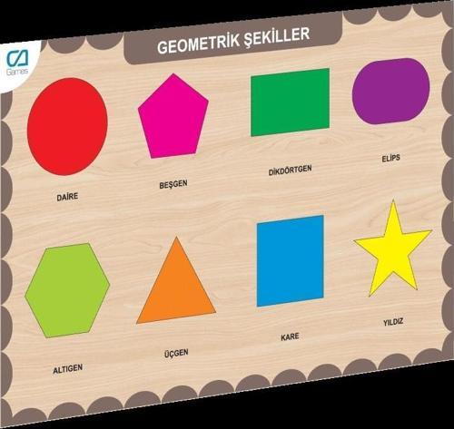 Nessiworld CAAHS-3204 AHŞAP GEOMETRİK ŞEKİLLER BUL-TAK