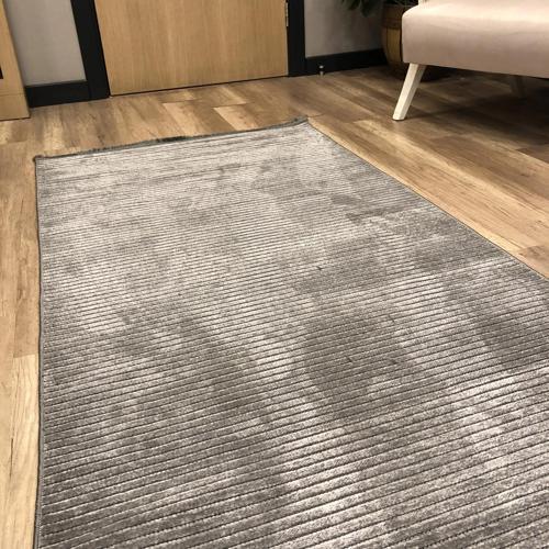 Fresh Cool 402 Yıkanabilir Gri Modern Halı