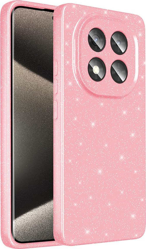 Xiaomi Redmi Note 14 Pro 5G Uyumlu Kamera Korumalı Simli Parlak Yumuşak Silikon Kılıf