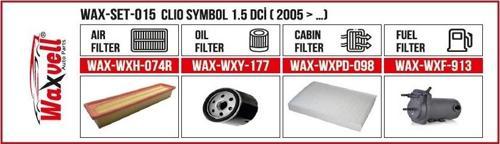 CLIO SYMBOL 1.5 DCİ FİLTRE BAKIM SETİ ( 2005 > …)