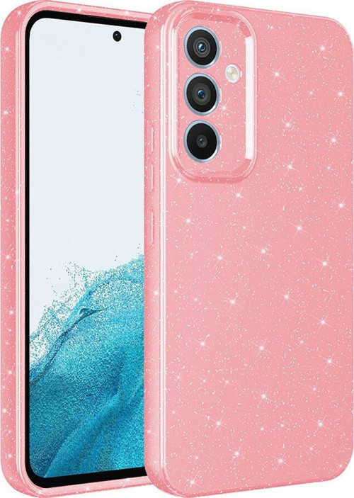 Samsung Galaxy A35 Uyumlu Kamera Korumalı Simli Parlak Yumuşak Silikon Kılıf