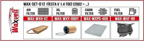FİESTA V 1.4 TDCİ FİLTRE BAKIM SETİ (2002 > …)