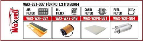FİORİNO 1.3 JTD Euro4  FİLTRE BAKIM SETİ