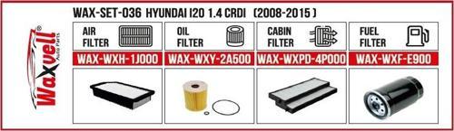 HYUNDAI i20 1.4 CRDi FİLTRE BAKIM SETİ   (2008-2015 )