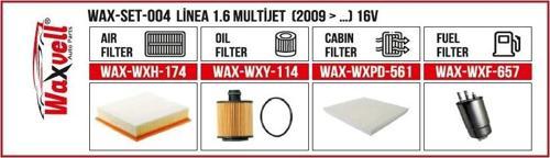 LİNEA 1.6 MULTİJET FİLTRE BAKIM SETİ  (2009 > …) 16V
