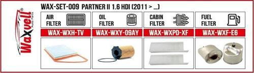 PARTNER II 1.6 HDI FİLTRE BAKIM SETİ (2011 > …)