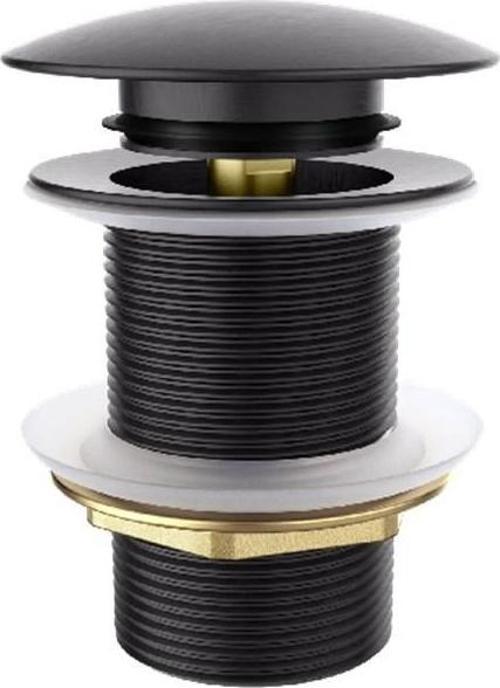 BRASS POP-UP MATT BLACK SİFON BAŞLIĞI