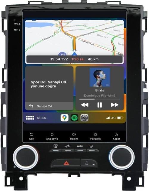 Renault Megane 4 Android Multimedya Sistemi (2016-2024) cadence 4/64 tesla