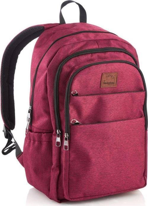 Hb1600-06 Üç Göz Sırt Çantası Bordo 8681506310361