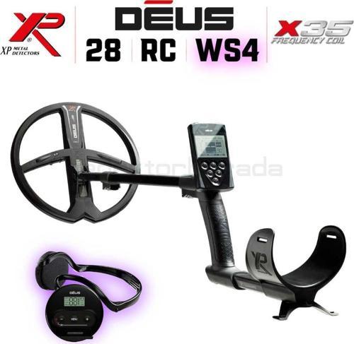 Deus Dedektör - 28cm X35 Başlık, WS4 Kulaklık, Ana Kontrol Ünitesi