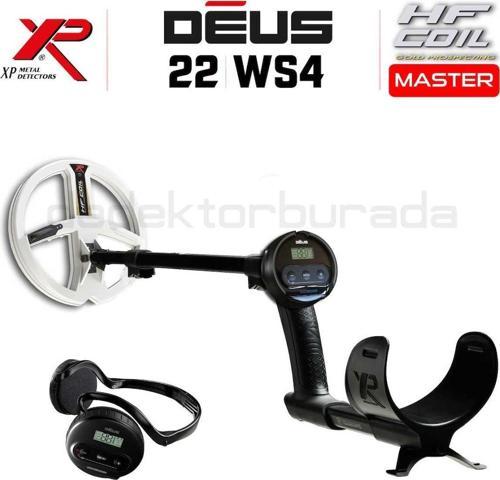 Deus Dedektör - 22,5cm HF Başlık,  WS4 Master