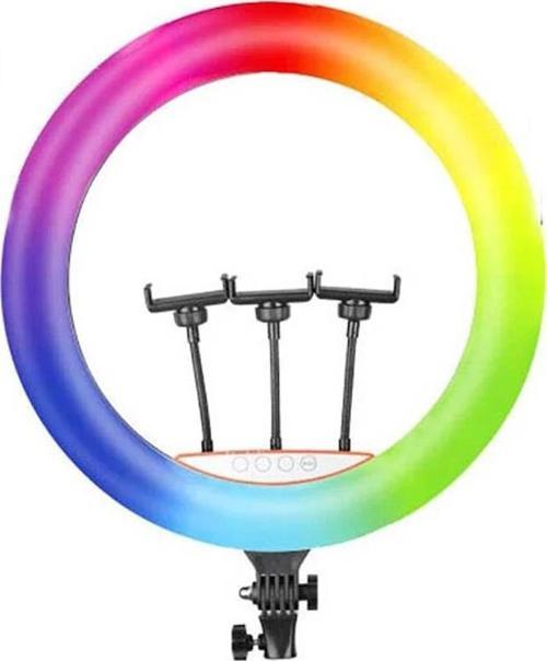 RGB Light 45cm Işıklı Telefon Tutucu Ring Light