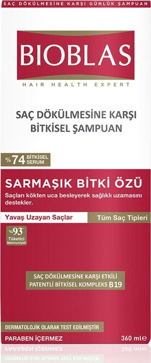 Sarmaşık Bitki Özlü Saç Dökülmesine Karşı Şampuan 360 ml 2 Adet
