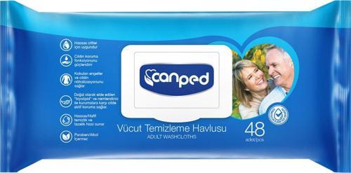 Vücut Temizleme Havlusu 48'li 12 Paket
