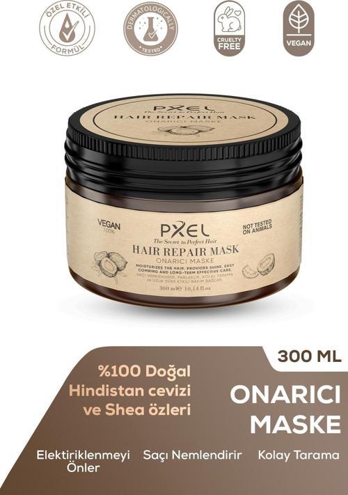 Saç Onarıcı Maske 300 ML | Yıpranmış Kuru Saçlar | Onarıcı, Besleyici, Vegan Saç Maskesi