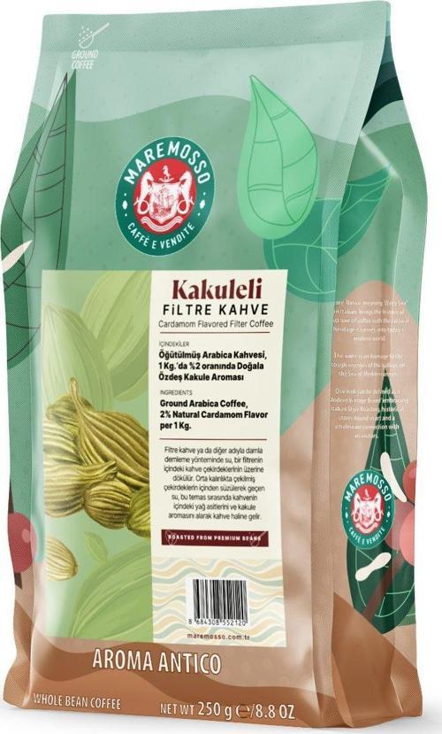 Kakule Aromalı Filtre Kahve 250 Gr.