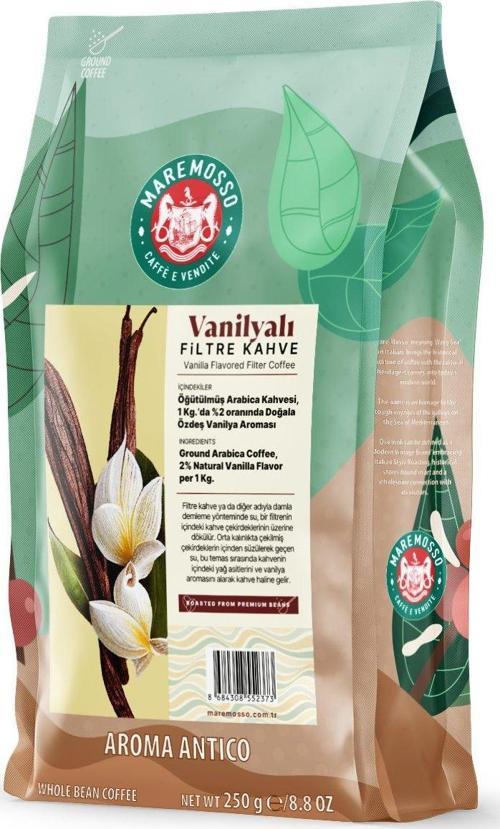 Vanilya Aromalı Filtre Kahve 250 Gr.