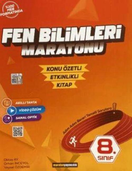 8. Sınıf Fen Bilimleri Maratonu Konu Özetli - Etkinlikli Kitap