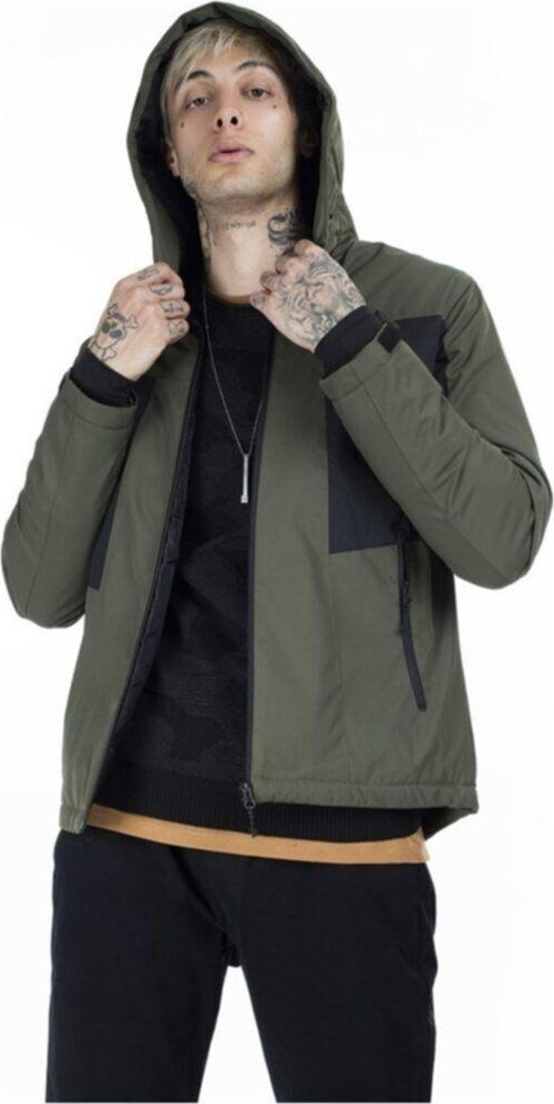 Erkek Haki Jcolow Padded Jacket Mont