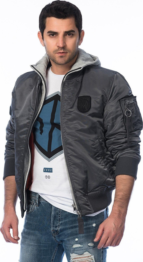 Jorborg Bomber Jacket Sweat Hood Erkek Sweatshirt