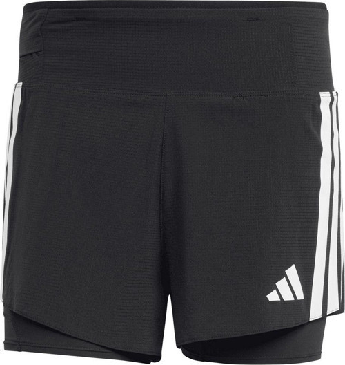 Adizero 2İ1 Erkek Siyah Koşu Şortu Erkek Koşu Şortu Jd4202