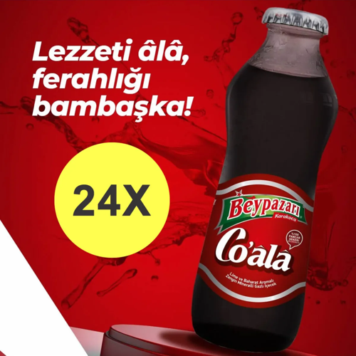 Co ala Lime ve Baharat Aromalı Maden Suyu 200 ML x 24 Adet