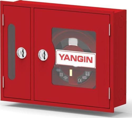 2" İKİ KAPAKLI CAM KAPAK 20 MT HORTUMLU 0.90 mm TÜP KABİNLİ YANGIN DOLABI TSE' li SIVA ALTI ALPEREN