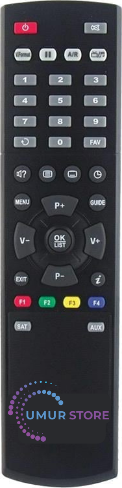 1010 HD Uydu Alıcı Kumandası