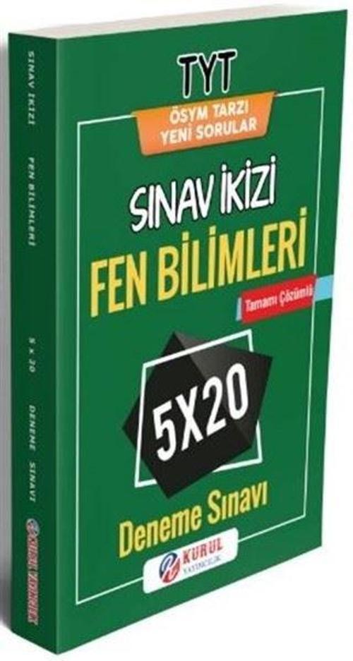 TYT Fen Bilimleri Sınav ikizi Tamamı Çözümlü 5x20 Deneme Sınavı