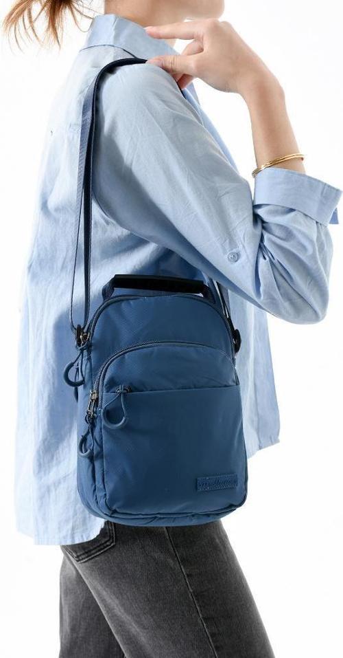 571 Collection Paraşüt Kumaş Unisex Postacı Çanta Elde Tutma Çapraz Askılı Omuz Çantası 25*15 Cm