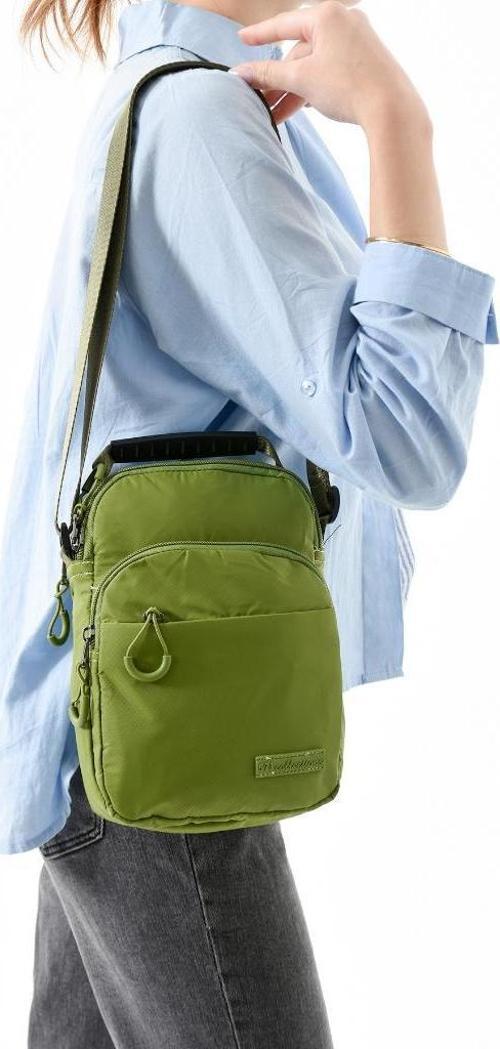 571 Collection Paraşüt Kumaş Unisex Postacı Çanta Elde Tutma Çapraz Askılı Omuz Çantası 25*15 Cm