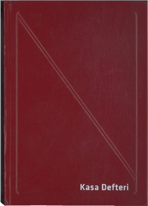 Kasa Defteri Bordo 20x28 320 Yaprak 1 Adet Artlantis Hesap Defteri 20*28 320 Yaprak 1 Adet