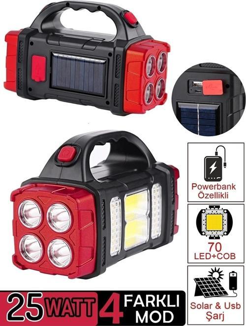KR-26 Güneş Enerjili Solar Şarjlı 25W