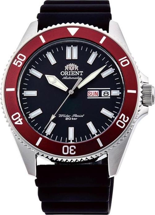 Kanno Diver RA-AA0011B39B Otomatik Silikon Siyah 20 ATM 44 mm Erkek Kol Saati