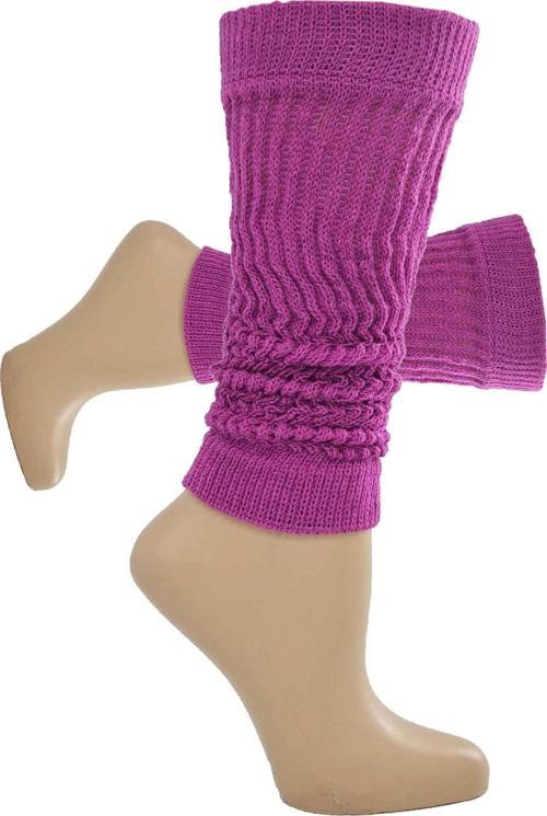 Genç Kız Düz Renk Tozluk Aerobik Bot Çorap Mor